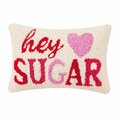 Puesta En Escena 8 x 12 in. Hey Sugar Polyester Filler Hook Pillow, 3PK PU3679751